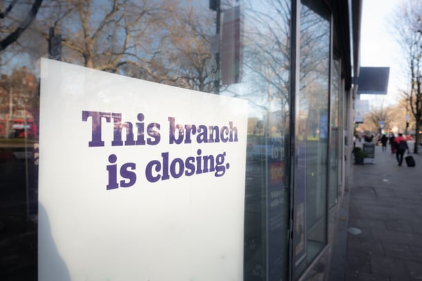 Bank branch closures