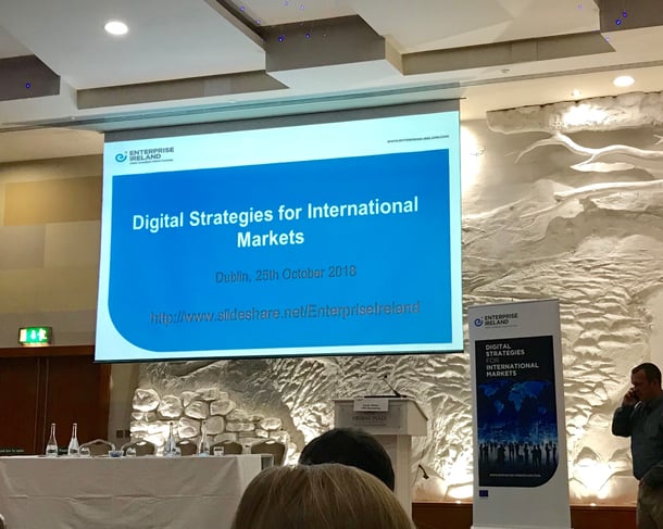 Enterprise Ireland Digital Strategies for International Markets event